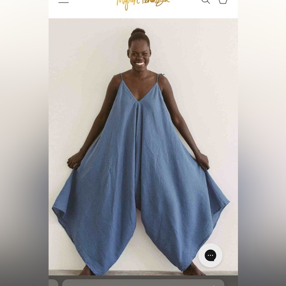 Myrah Penaloza Ina Playsuit (Linen/Cotton) handmade in Bali - Picture 12 of 12